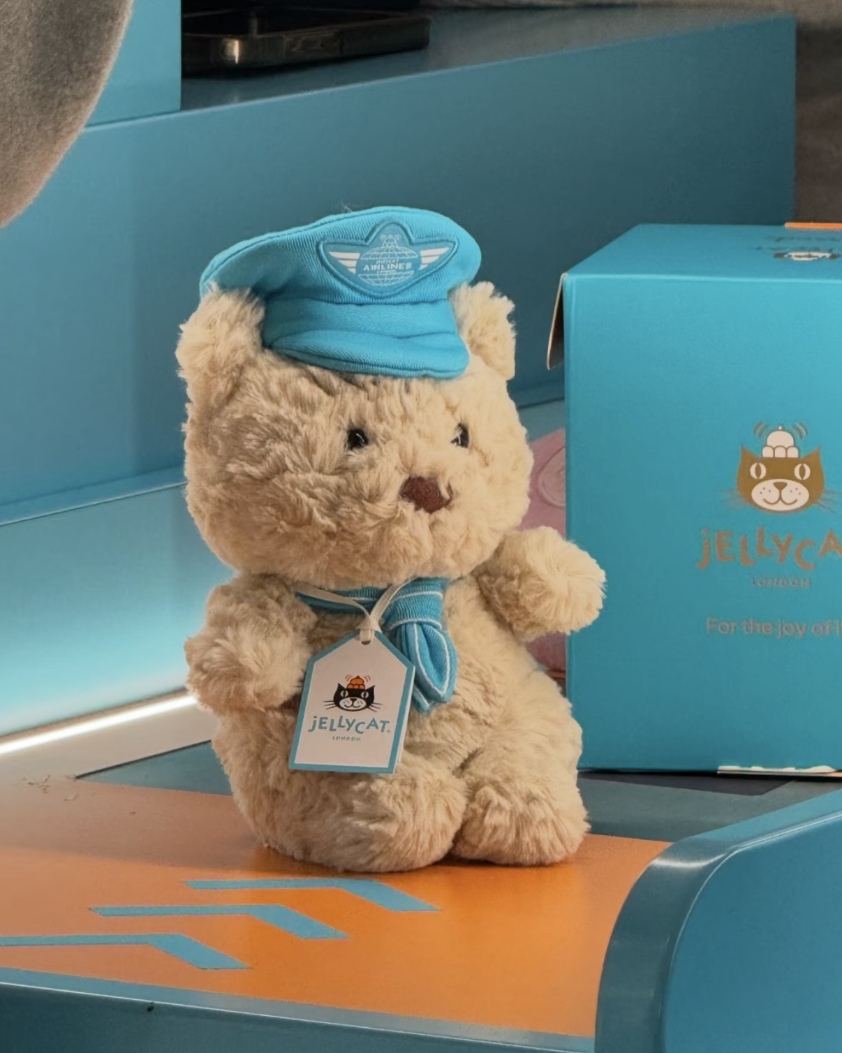 JELLYCAT x Harrods 倫敦限定 機場熊 巴塞羅熊 聯名 毛絨娃娃