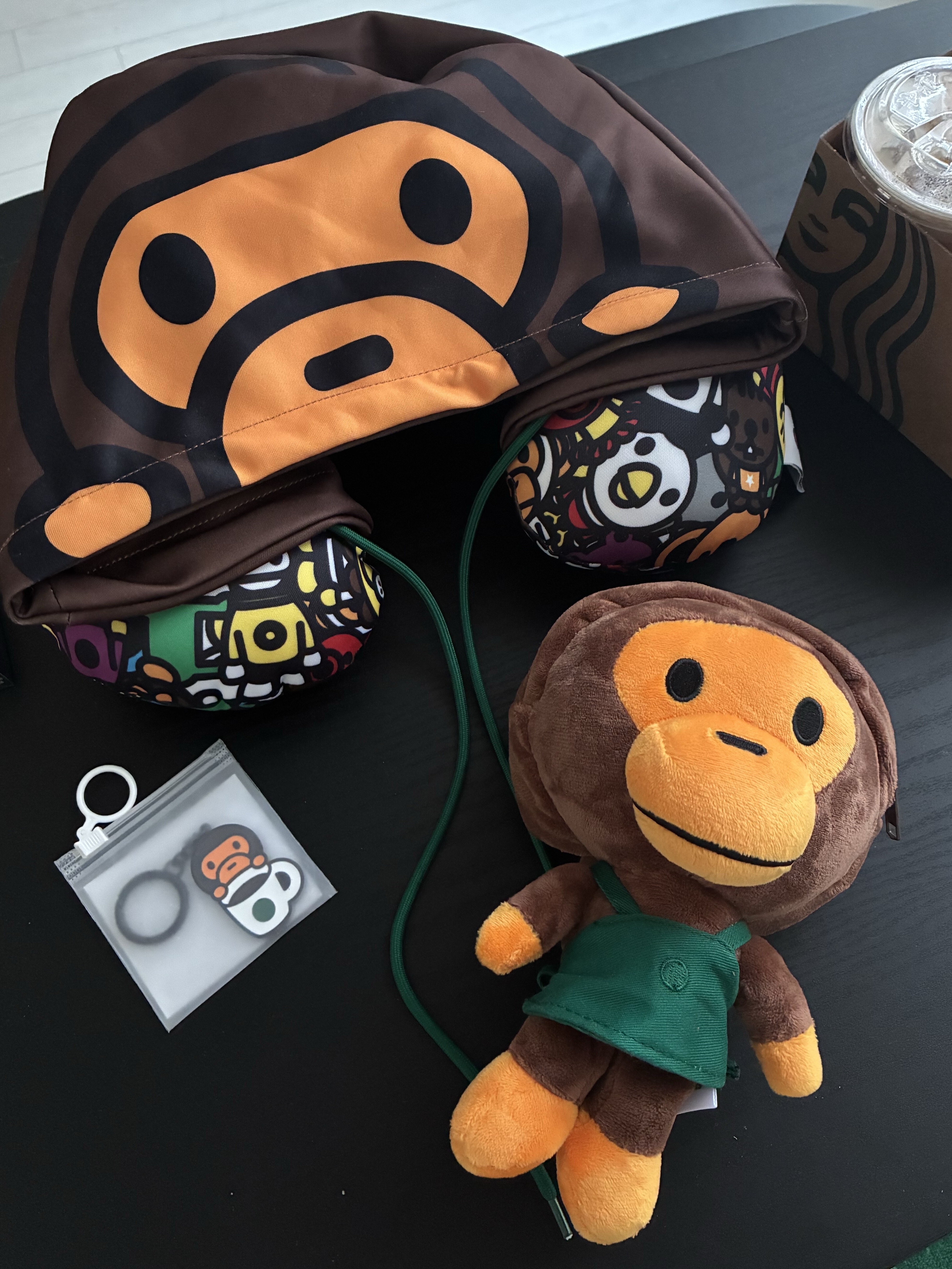 <韓國Starbucks x BAPE> BABY MILO 頸枕
