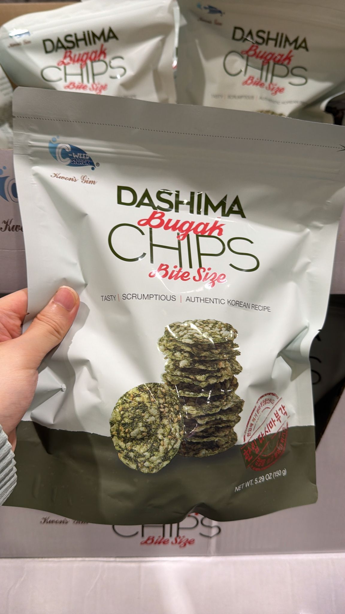 台灣COSTCO C-WEED SNACK 海苔脆片 150 公克 (T3 CO885)