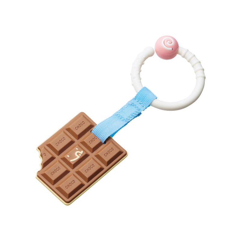 Toyroyal 皇室玩具 朱古力造型牙膠 (3個月起) - 可水洗/無塗裝