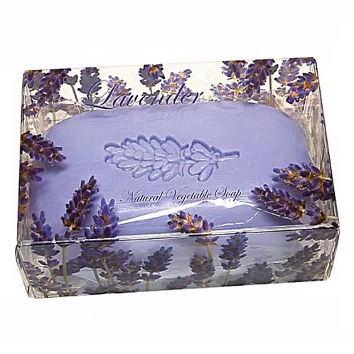 AUS-BBG0320-336 Lavender Printed Clear Boxed Soap 250g【買一送一】 (A36)