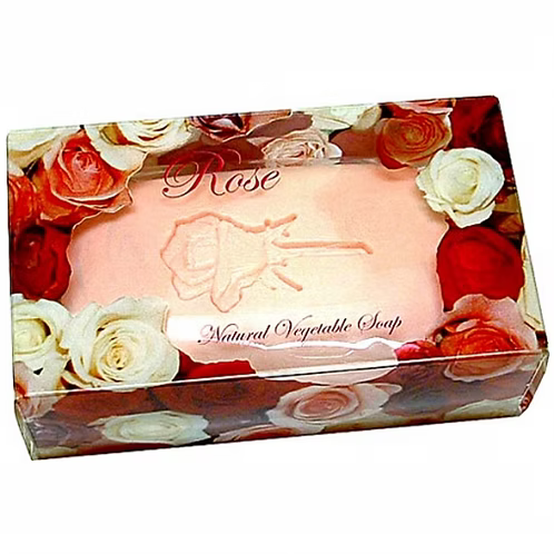 AUS-BBG0320-337 Rose Printed Clear Boxed Soap 250g【買一送一】 (A37)