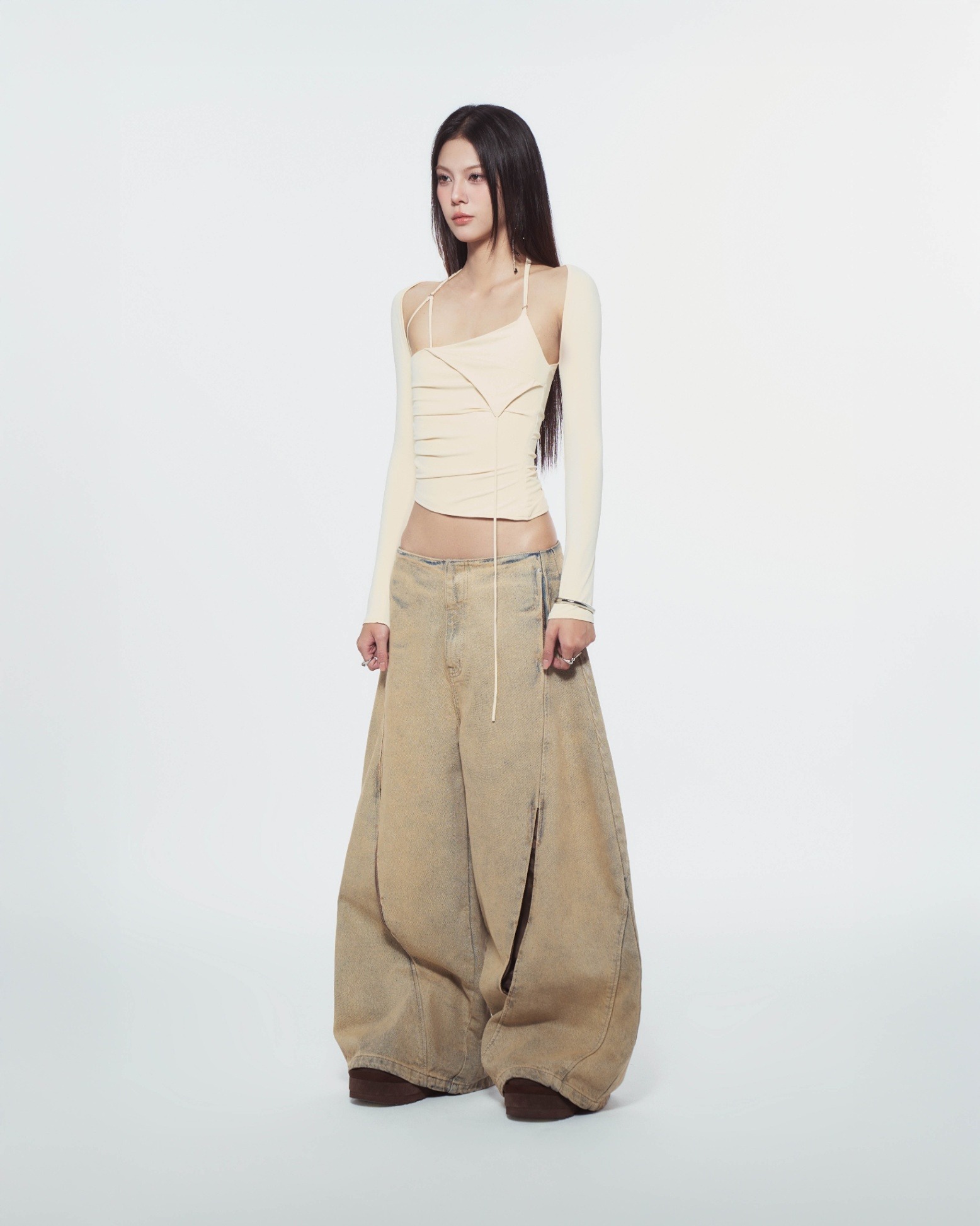 【預購】越南女裝品牌 BUNNYHILL SANSA LONG SLEEVE TOP 長袖上衣 (IVORY)