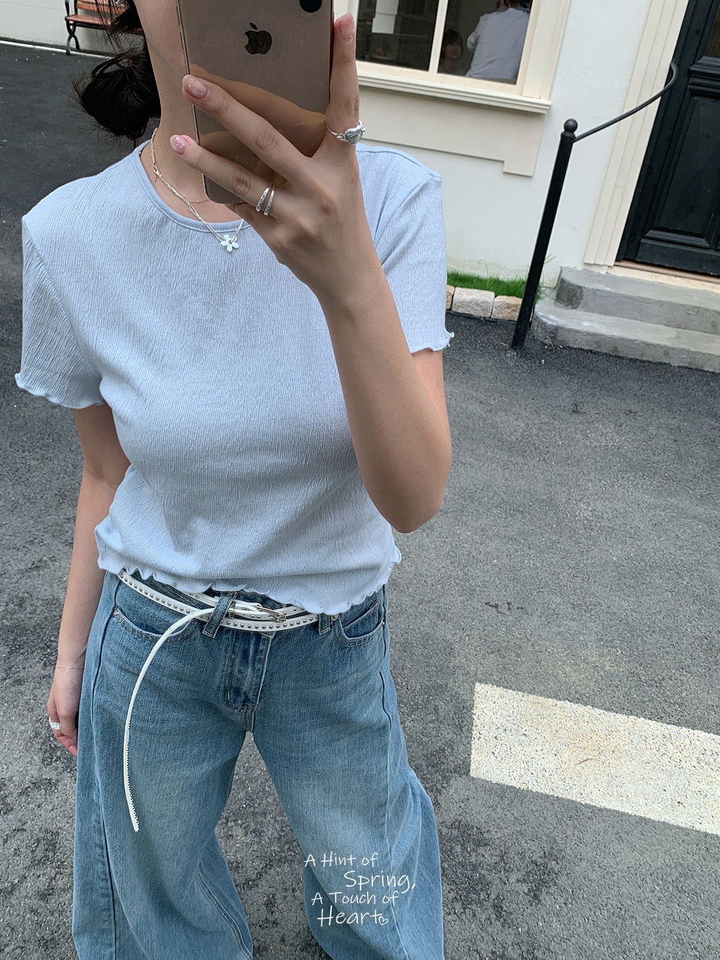 (G09)超推的細摺肌理感上衣-4色