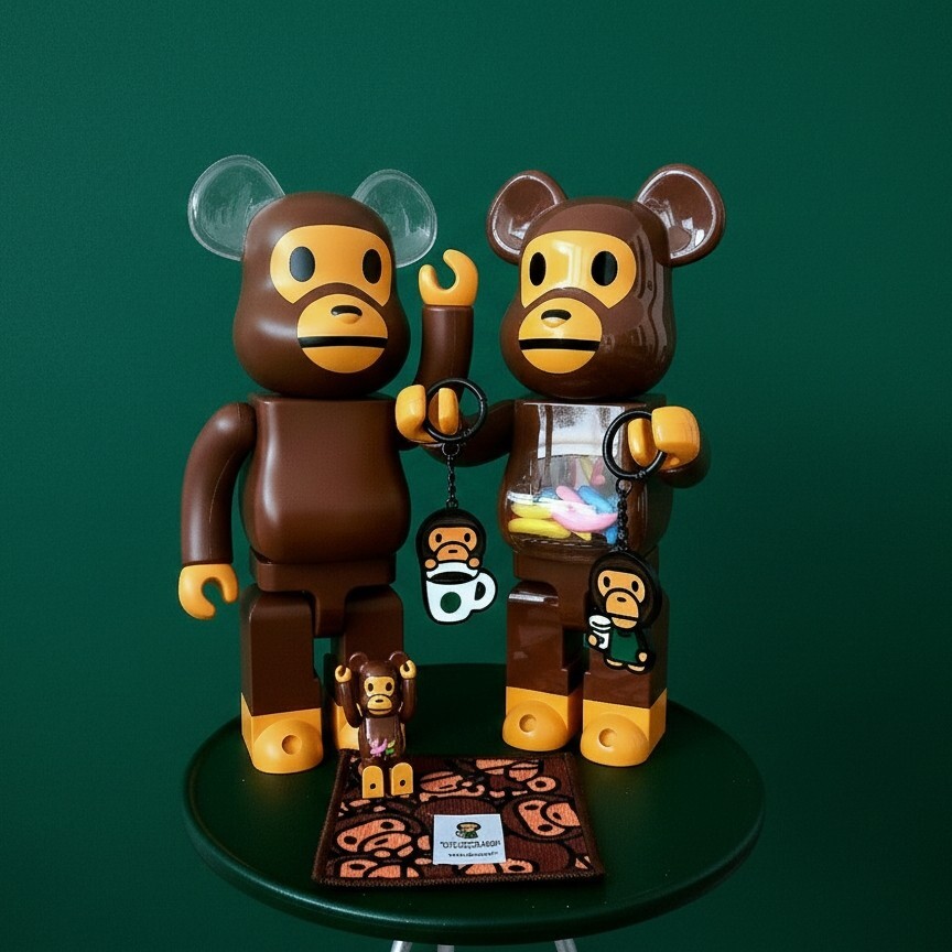 <韓國Starbucks x BAPE> Baby Milo 鑰匙圈
