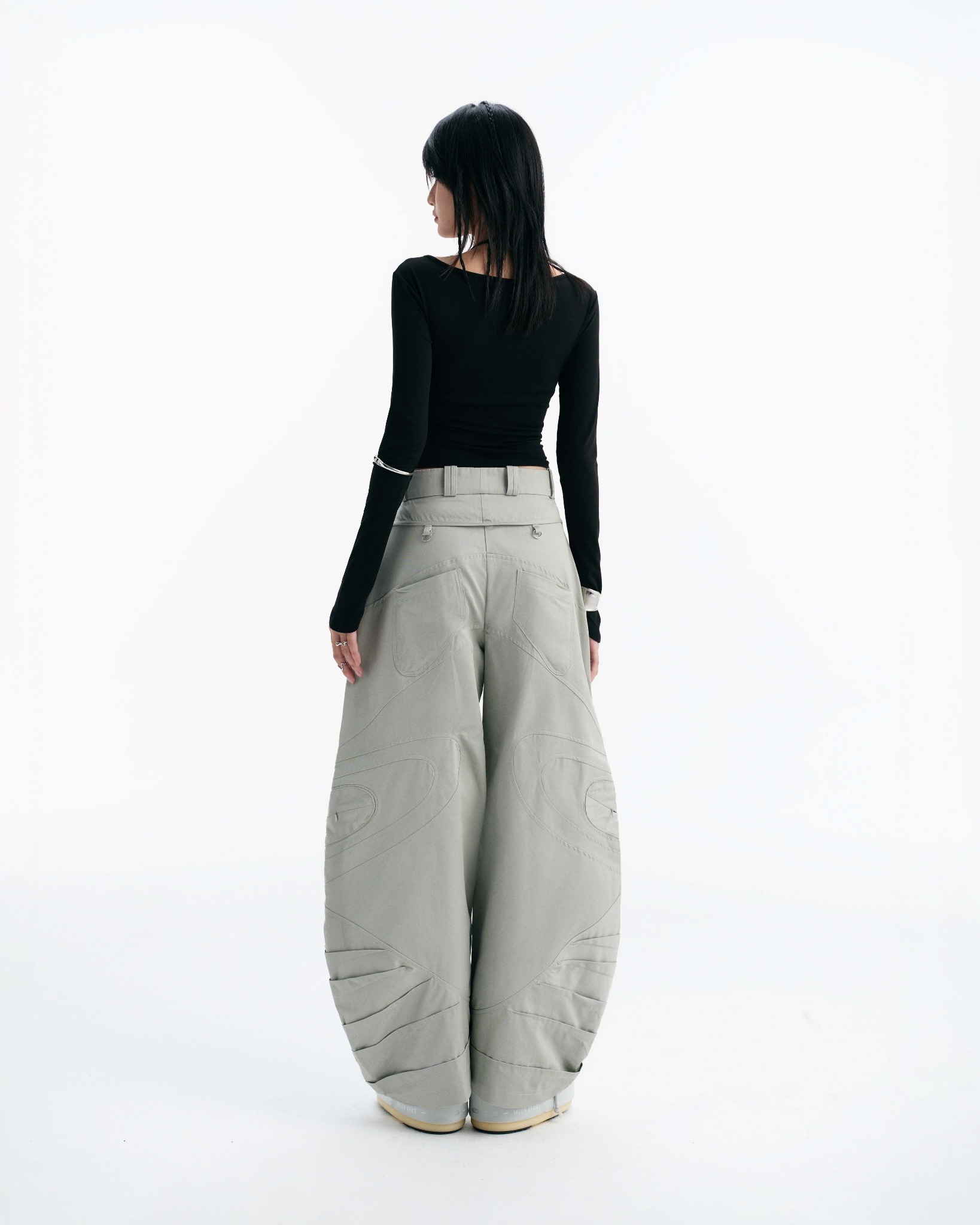 【預購】越南女裝品牌 BUNNYHILL DESMOND PANTS 寬鬆長褲 (GREY)