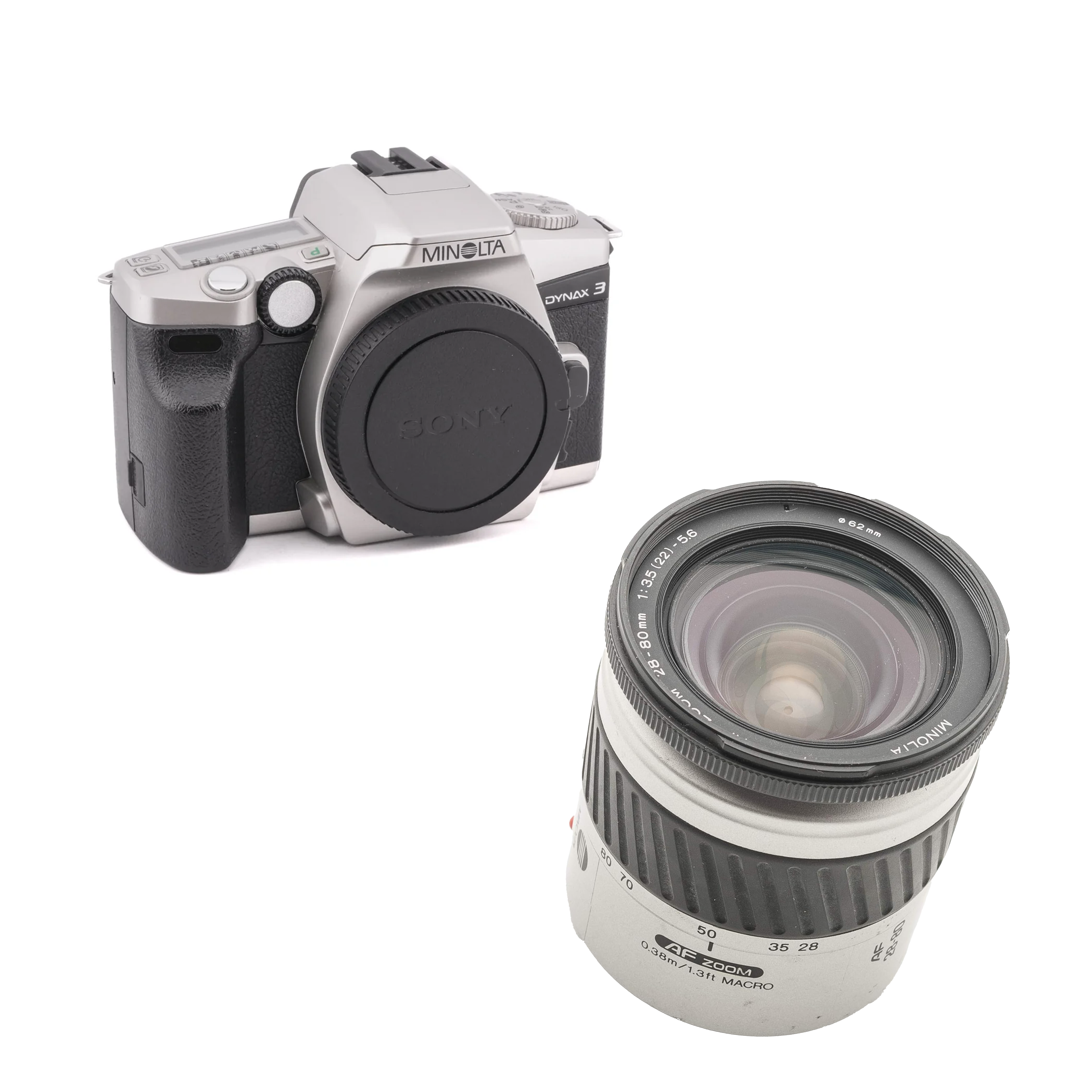 MINOLTA DYNAX 3 QD 連 28-80mm 鏡頭套裝 HK$1,180 (訂金HK$500)