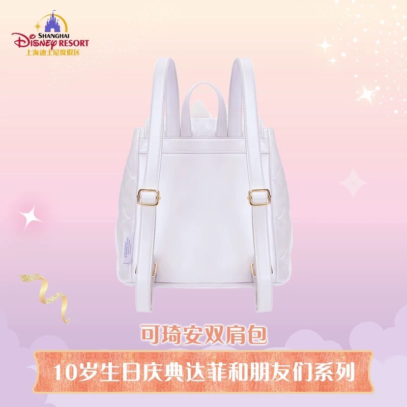 10歲生日慶典 可琦安 餅乾 CookieAnn 絨毛大頭造型 後背包 -上海迪士尼樂園