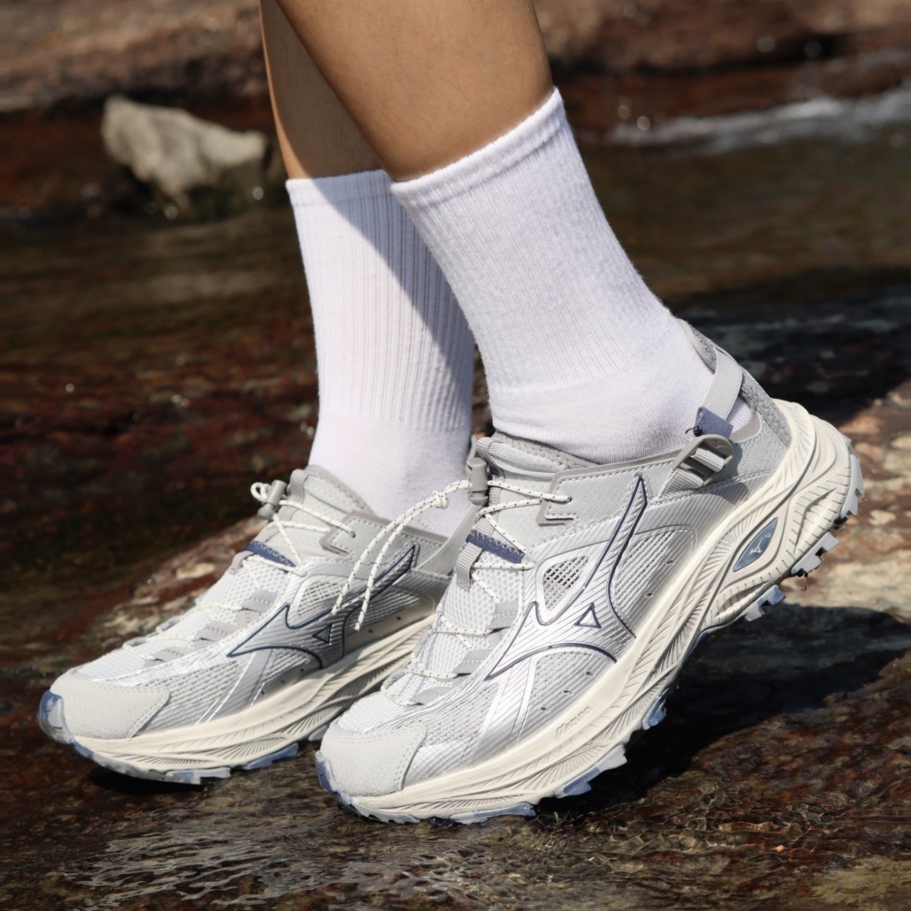 預訂 | Mizuno Racer Trail SE V2 銀灰色 越野涼鞋