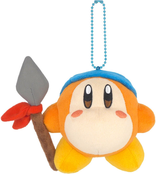 Nintendo San Ei Kirby Plush Keychain KPM10 Waddle Dee 125989