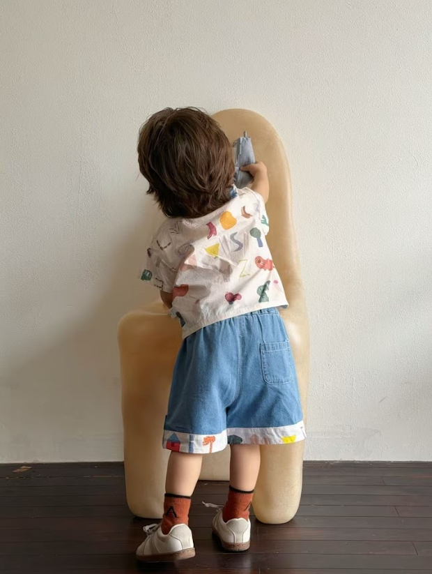 BYC03T056AC  童趣字母動物園恤衫