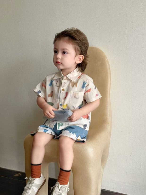 BYC03T056AC  童趣字母動物園恤衫