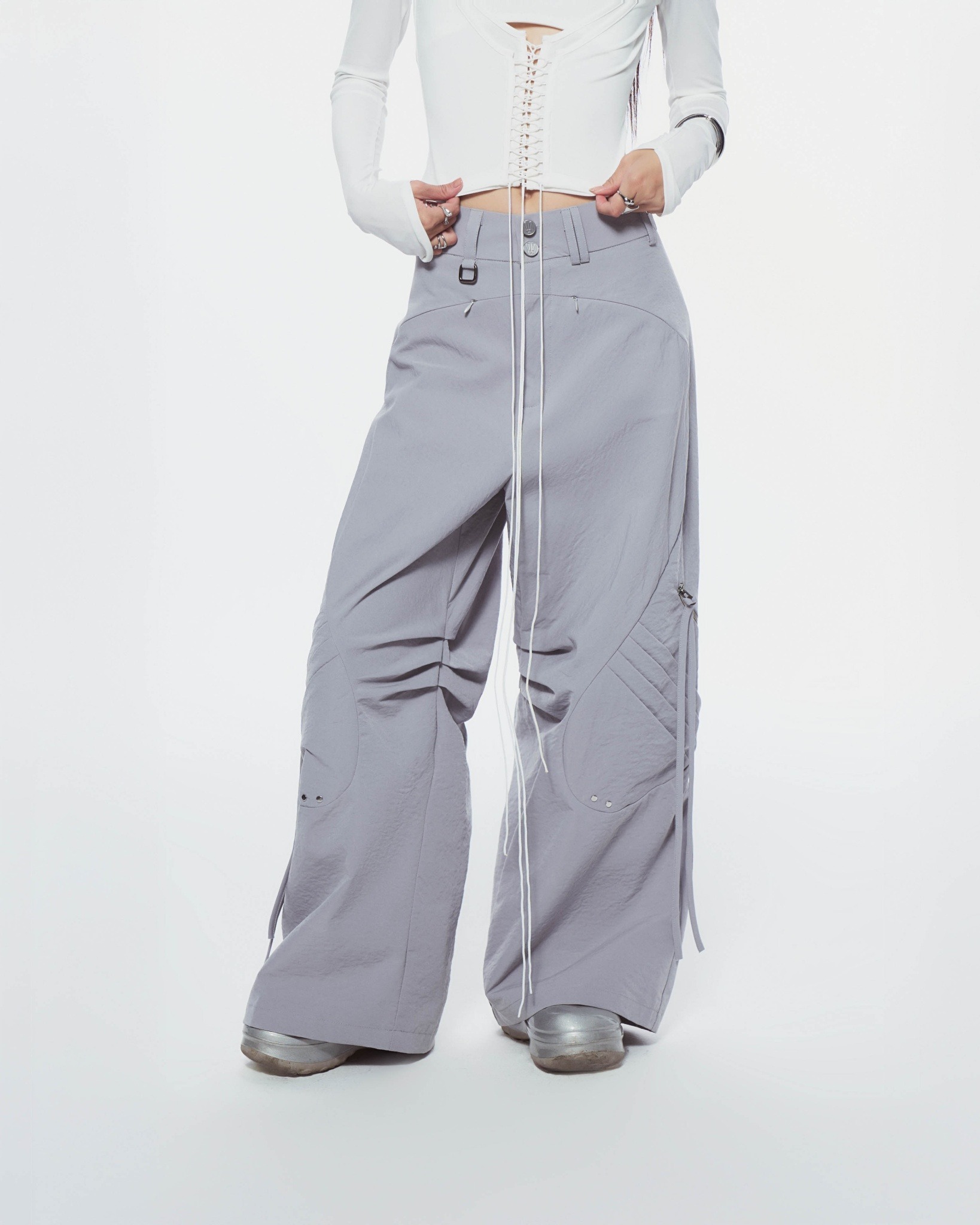 【預購】越南女裝品牌 BUNNYHILL DEWDROP PANTS 長褲灰色 (GREY)