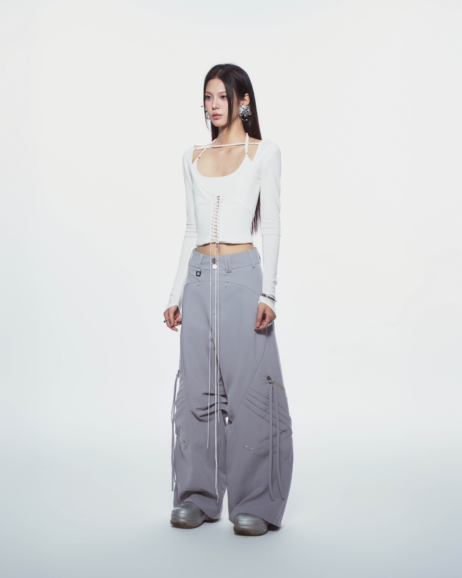 【預購】越南女裝品牌 BUNNYHILL DEWDROP PANTS 長褲灰色 (GREY)