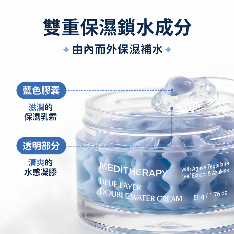 韓國 Meditherapy 藍水光保濕果凍凝膠 50ml【AS055】