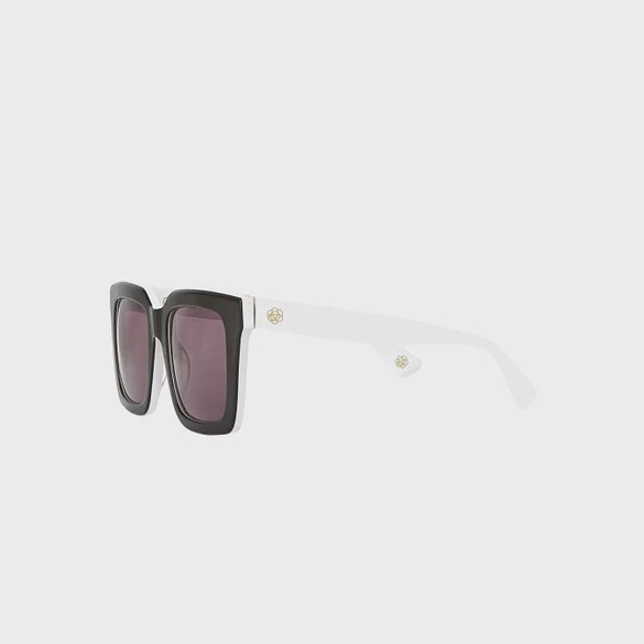 1AF0323-035 [ANNE FONTAINE] Bella Sunglasses Black/White #P24A00400 (EU)