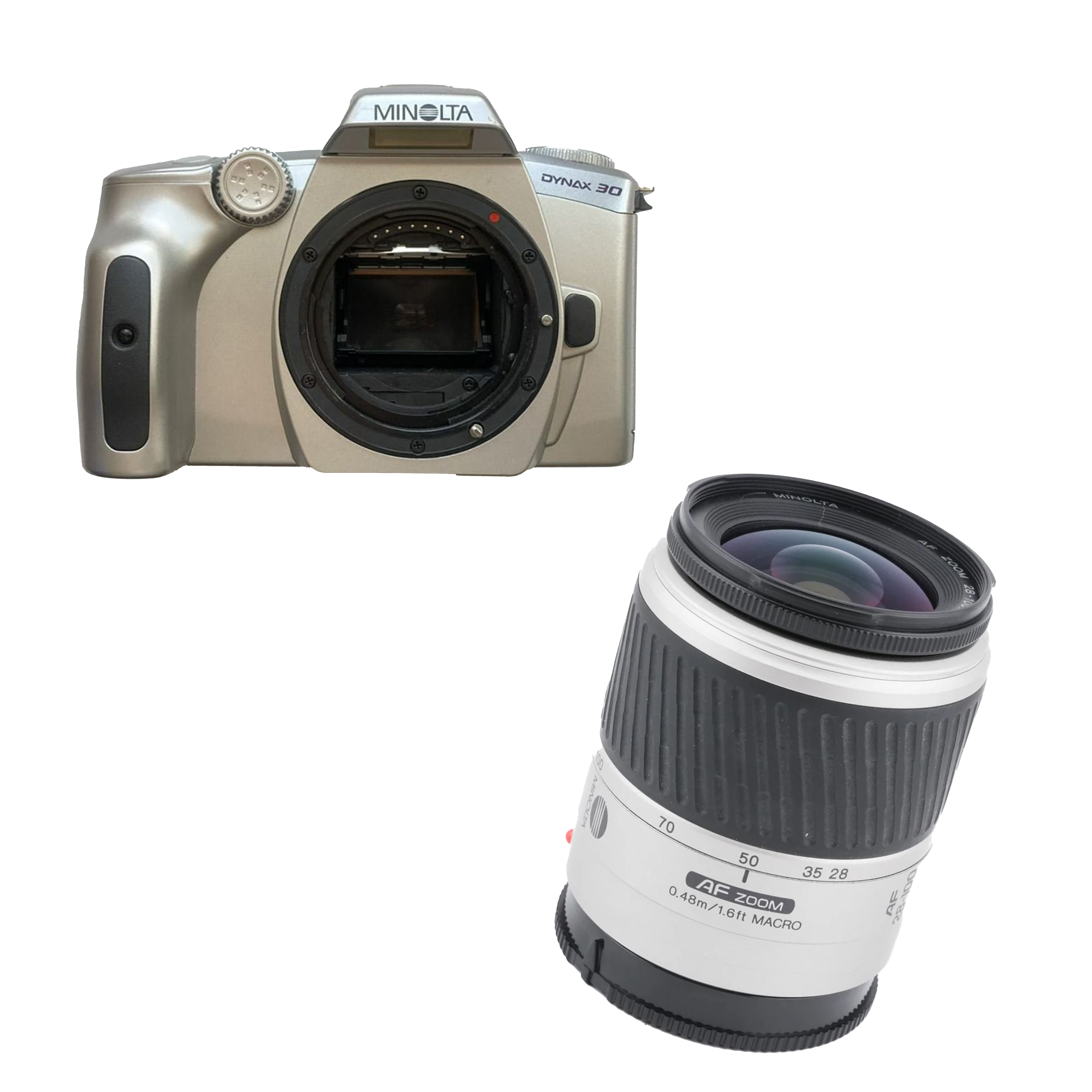 MINOLTA DYNAX 30 QD 連 28-100mm 鏡頭套裝 HK$980 (訂金HK$500)