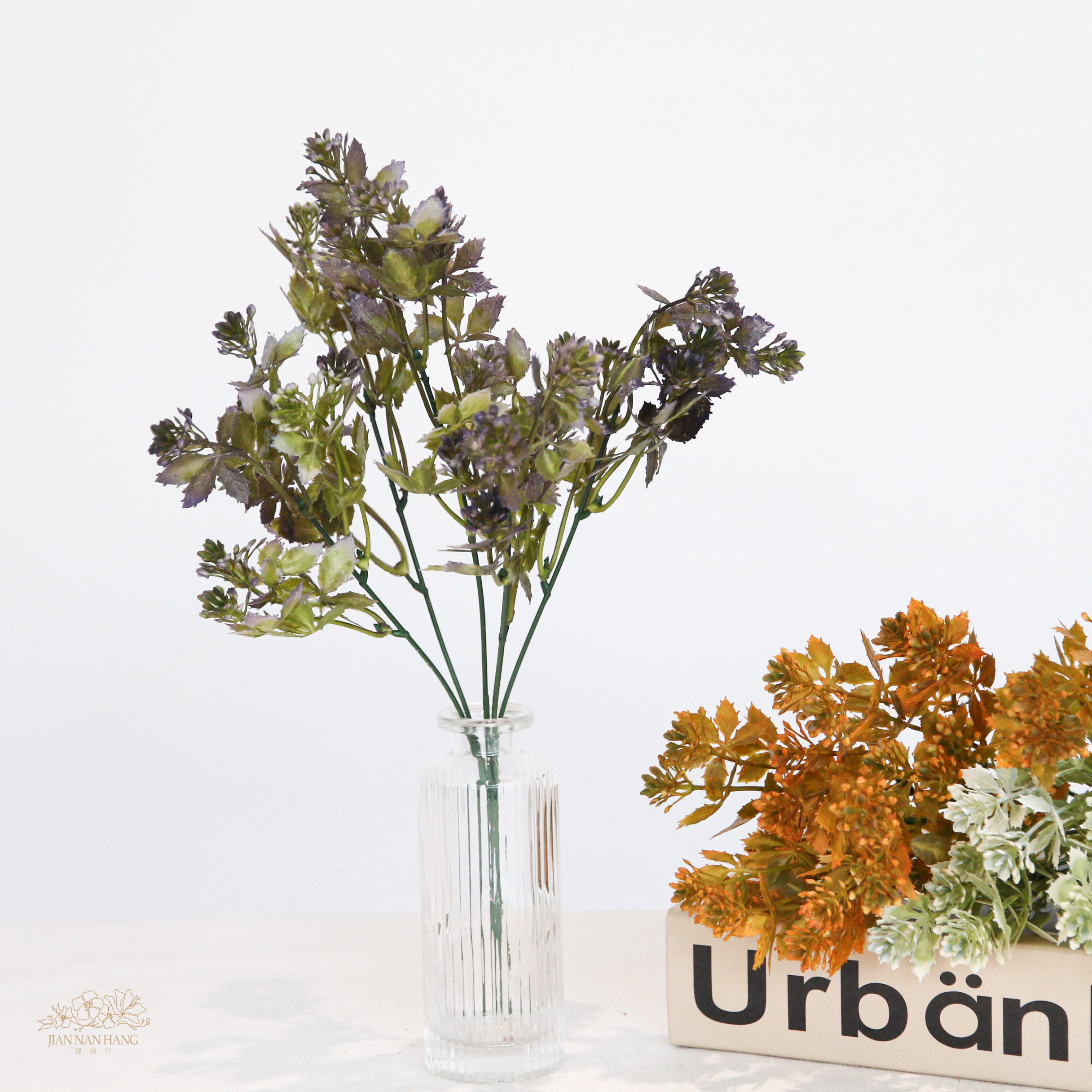 人造葉 噴5頭15目二叉米蘭果 3色