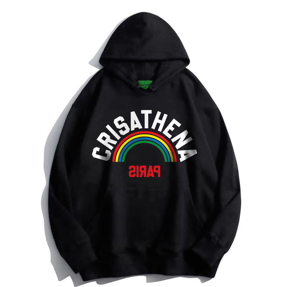 0324CA17-CRTNA-Crisathena 彩虹連帽圍衣 黑色/ 駝色/ 綠色/ 淺藍色/ 粉紅色/ 紫色/ 鴨綠色, S/ M/ L/ XL/ XXL/ XXXL (A17)