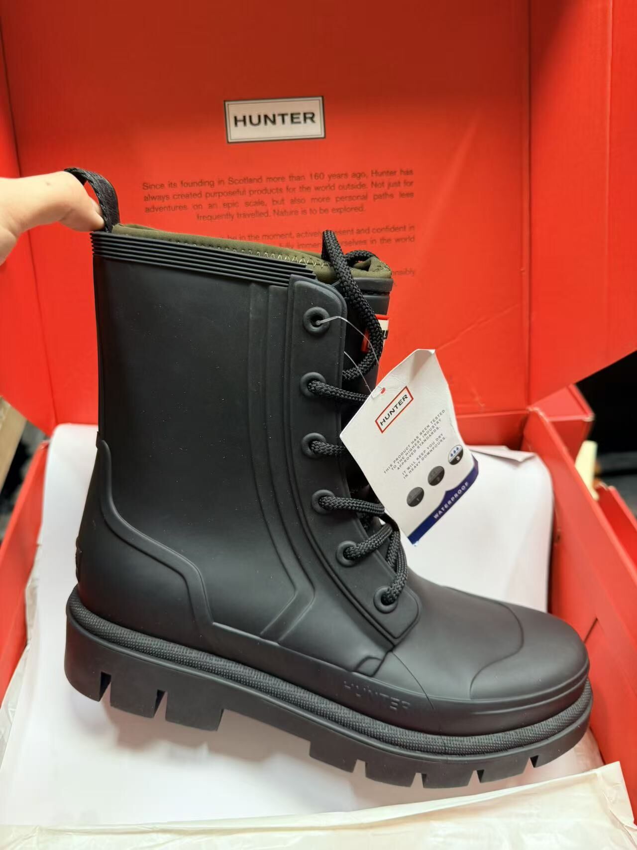 【直播】Hunter LX032088 Hwdiana 短靴 (黑色)