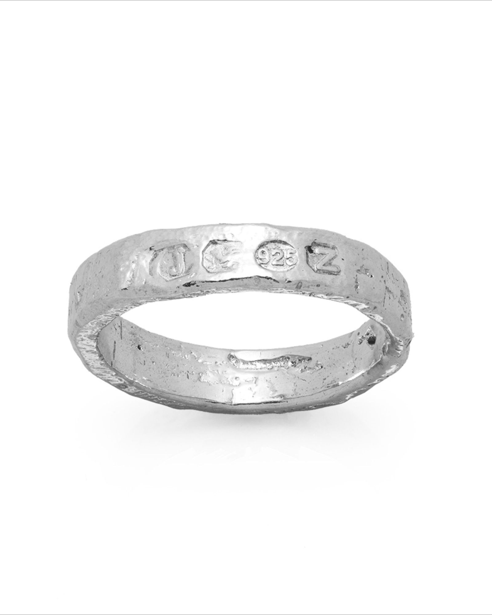 MISZHAN ĴO 5mm Hallmarks Ring