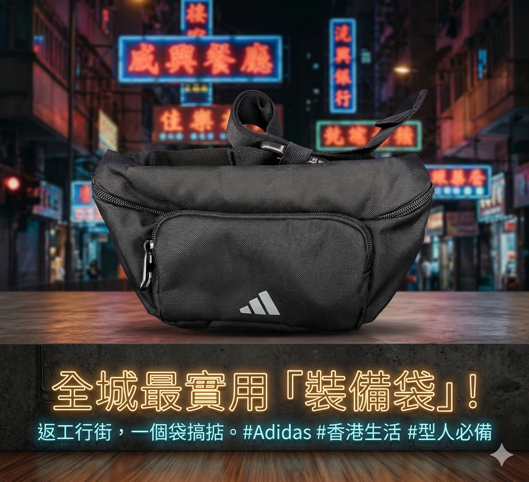 【直播】LX031996 adidas 經典運動腰包