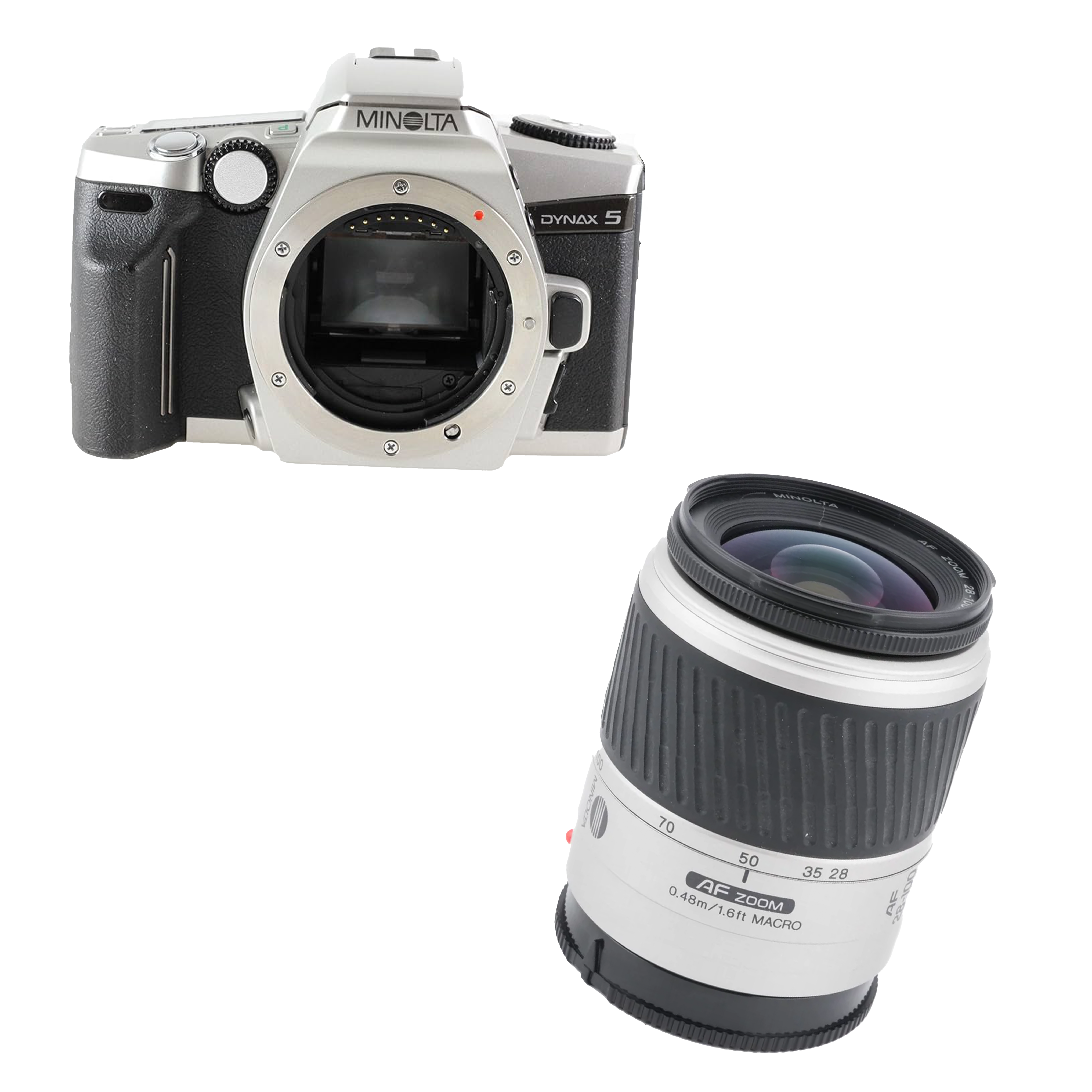 MINOLTA DYNAX 5 QD 連 28-100mm 鏡頭套裝 HK$1,380 (訂金HK$500)