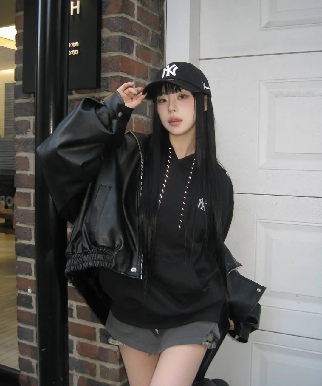 【OWN】MLB Korea 帽子 第二波 Karina 卡寶 簽名帽 棒球帽 老帽 限量 海外限定 黑色