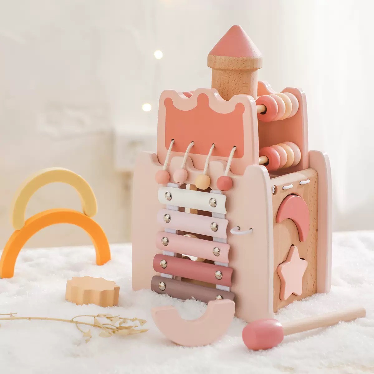 益智城堡五合一玩具