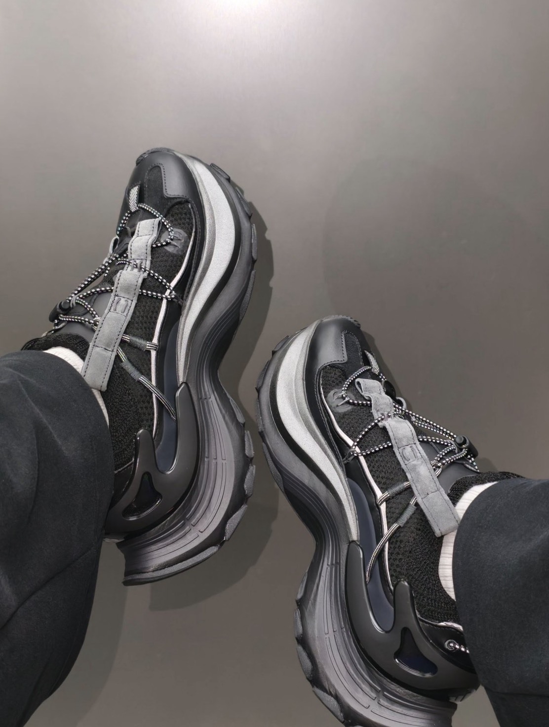 ADIDAS XLG SPEED HIKE 26SS 最新 機甲 未來 機能 全黑 老爹鞋 巴黎世家 平民款 KK1917