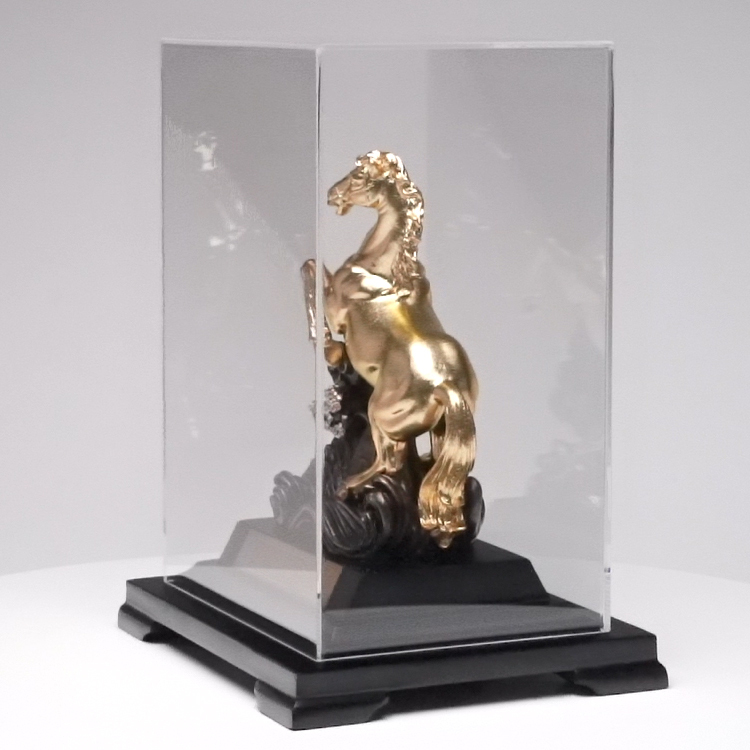 鹿港窯｜平步青雲金馬｜升遷開運擺件・開店喬遷送禮首選