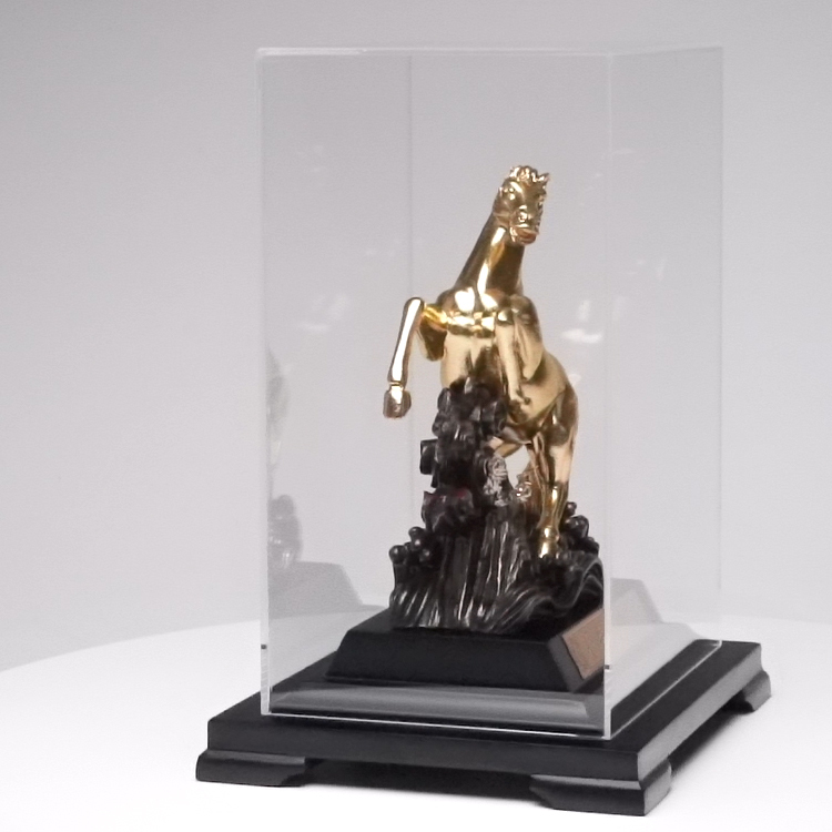 鹿港窯｜平步青雲金馬｜升遷開運擺件・開店喬遷送禮首選