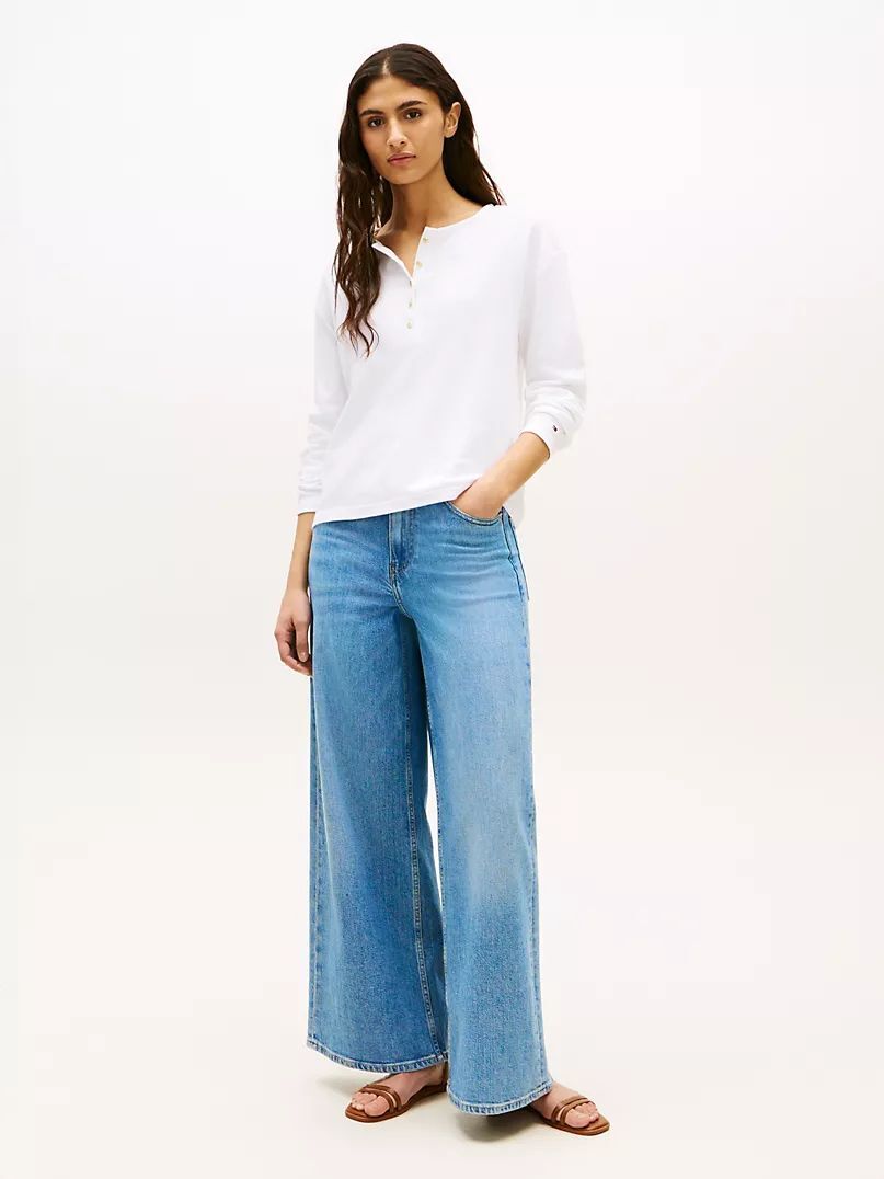 260320 TOMMY 亨利領長袖TEE