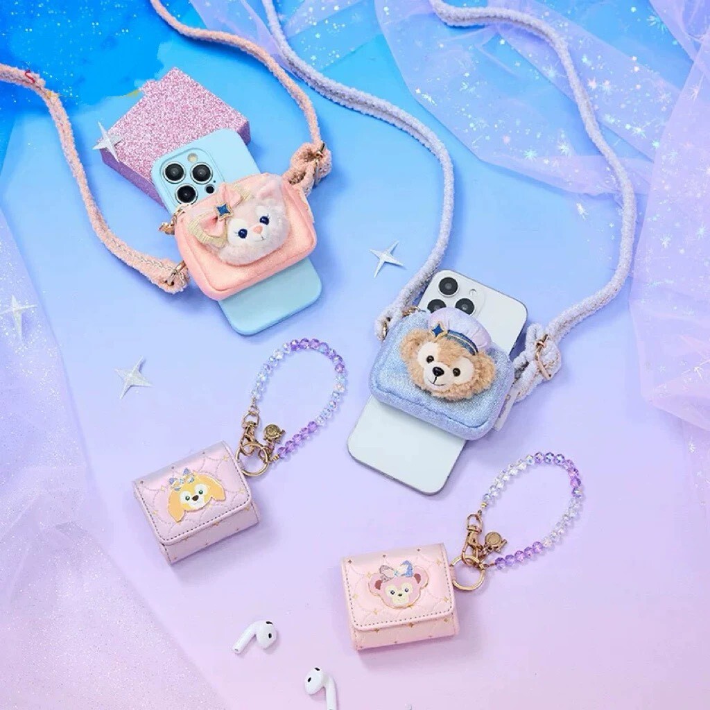 10歲生日慶典 達菲 Duffy 大頭造型 手機背夾包 -上海迪士尼樂園