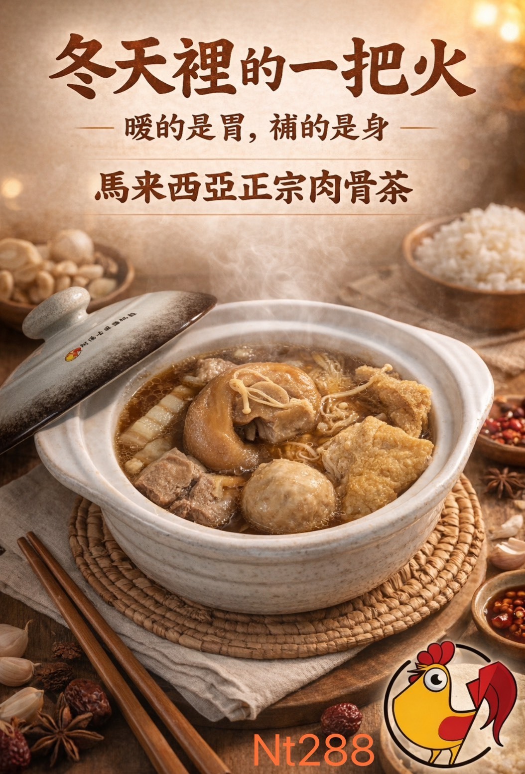 【正宗馬來西亞肉骨茶】濃郁藥膳湯底｜在家輕鬆煮出道地南洋風味