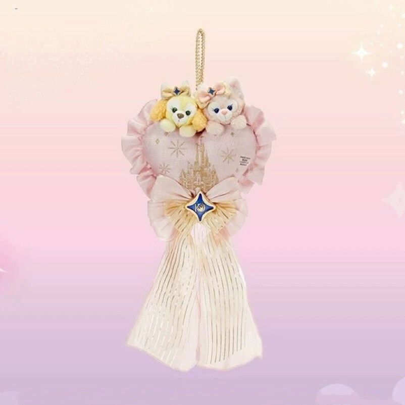 10歲生日慶典  可琦安 餅乾 CookieAnn 玲娜貝兒 LinaBell 絨毛造型 發光掛飾 -上海迪士尼樂園