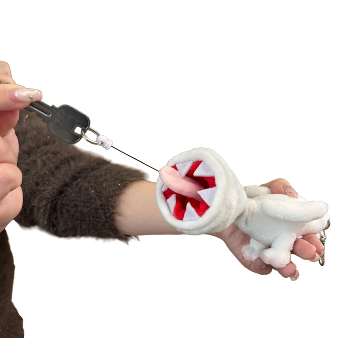 26年10月 CAPCOM 魔物獵人 布偶造型鑰匙套 奇怪龍 夫魯夫魯