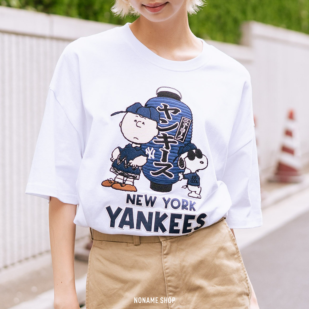 PEANUTS × MLB 聯名 日式 立體 刺繡 棒球 史奴比 短袖 四款 (男/女款)