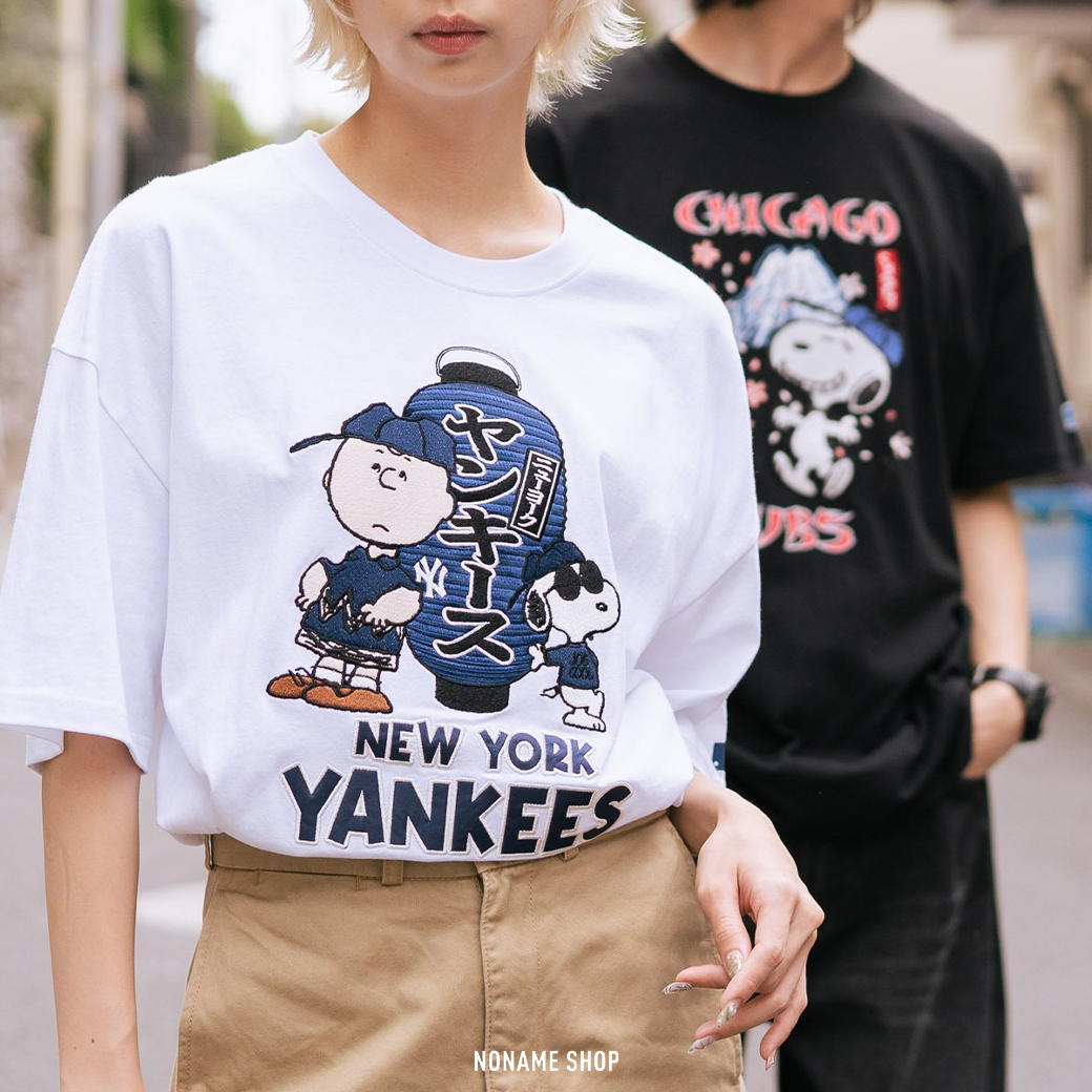 PEANUTS × MLB 聯名 日式 立體 刺繡 棒球 史奴比 短袖 四款 (男/女款)