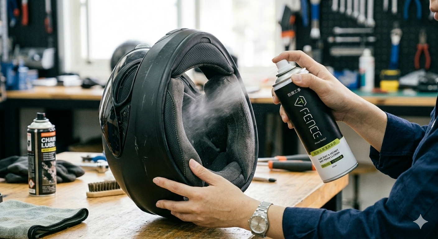 安全帽噴乾洗消臭清潔慕斯