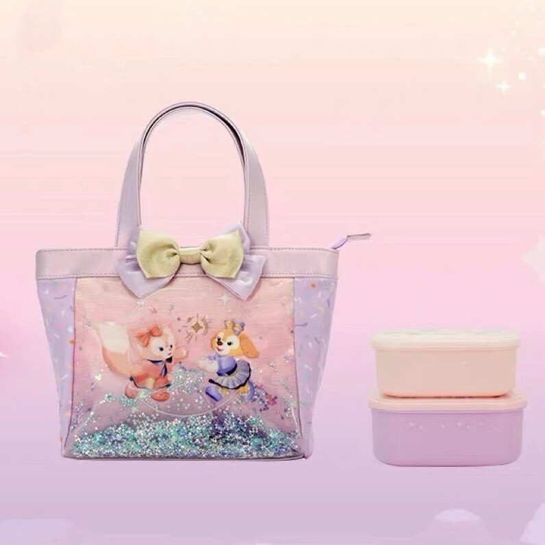 10歲生日慶典 達菲 Duffy 與好友們 手提 餐袋 + 餐盒 便當盒 -上海迪士尼樂園