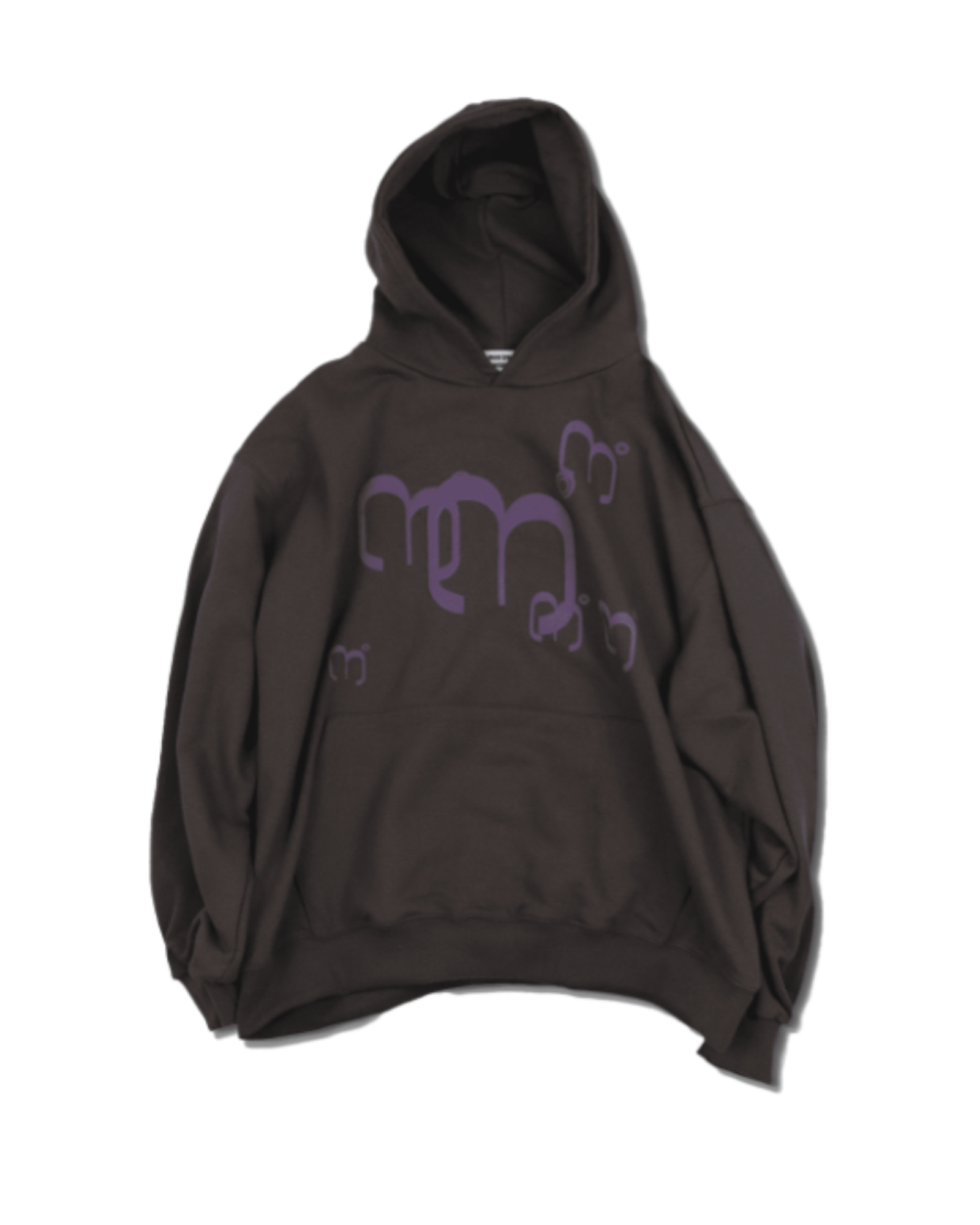 montravailpersonnel logo x6 hoodie - Vandyke Brown