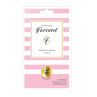 士林總會｜Farcent 香水衣物香氛袋 -花漾麝香(2入1組)