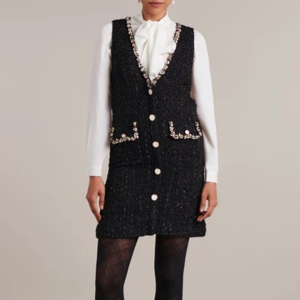 1AF0323-038 [ANNE FONTAINE] Damiena Dress Black #H24F42503 (EU)