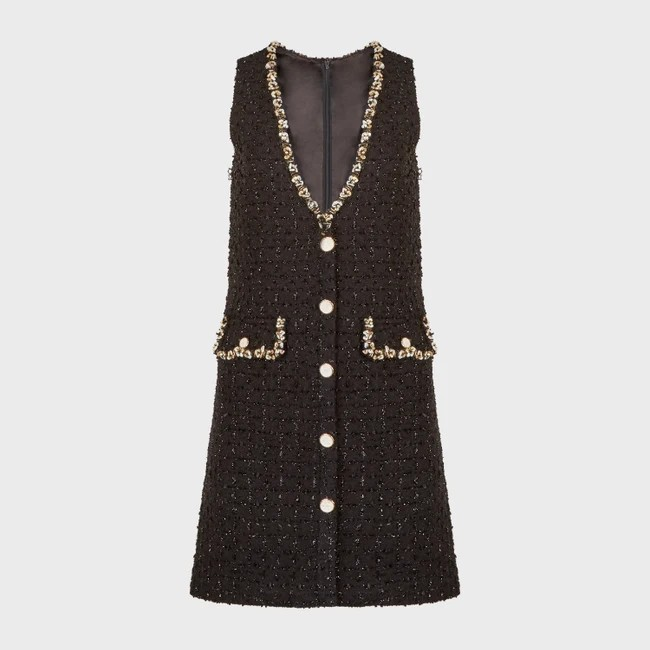 1AF0323-038 [ANNE FONTAINE] Damiena Dress Black #H24F42503 (EU)