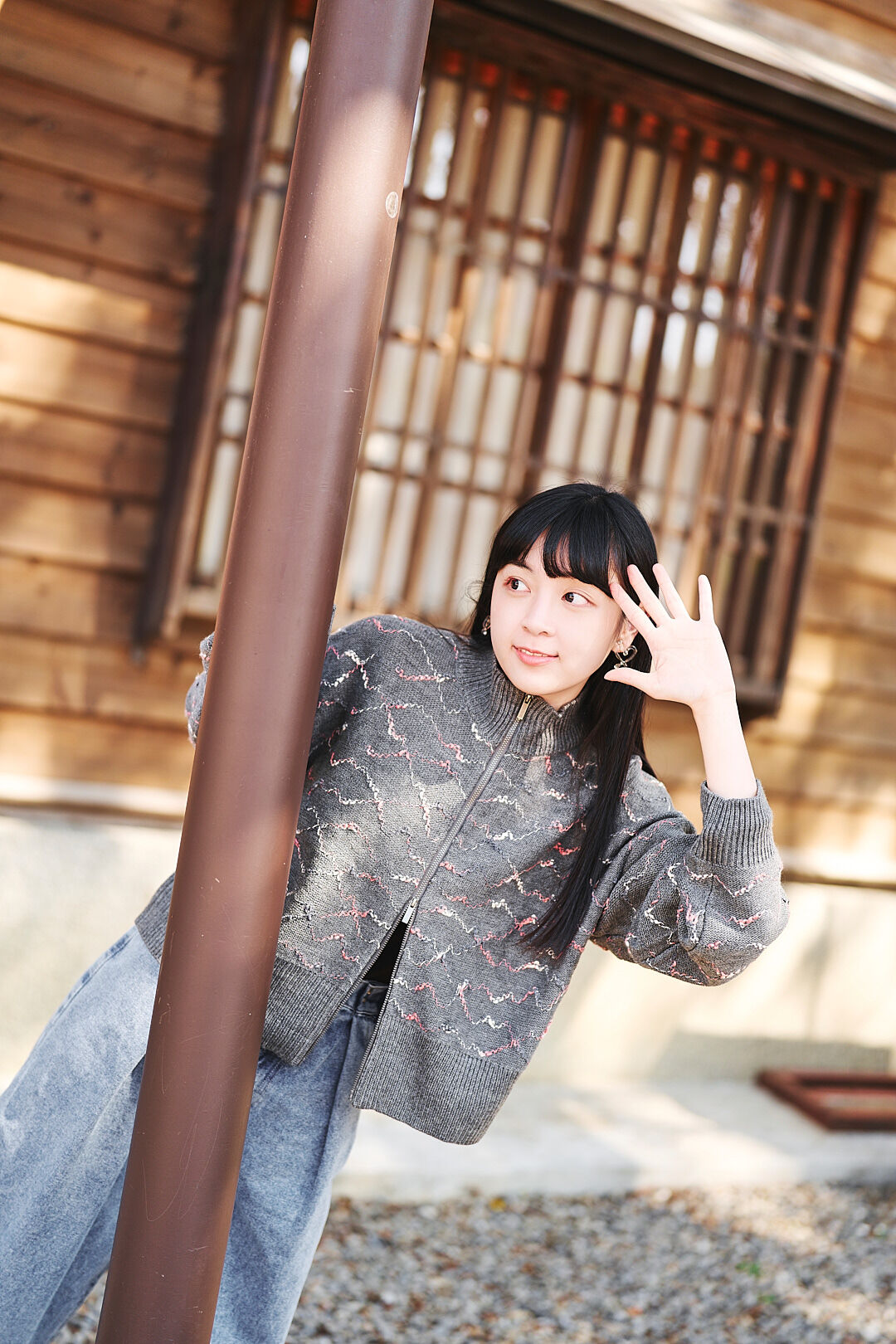 (預購)托斯卡尼之雲！混色雙拉鍊針織衫(三色-優雅灰)