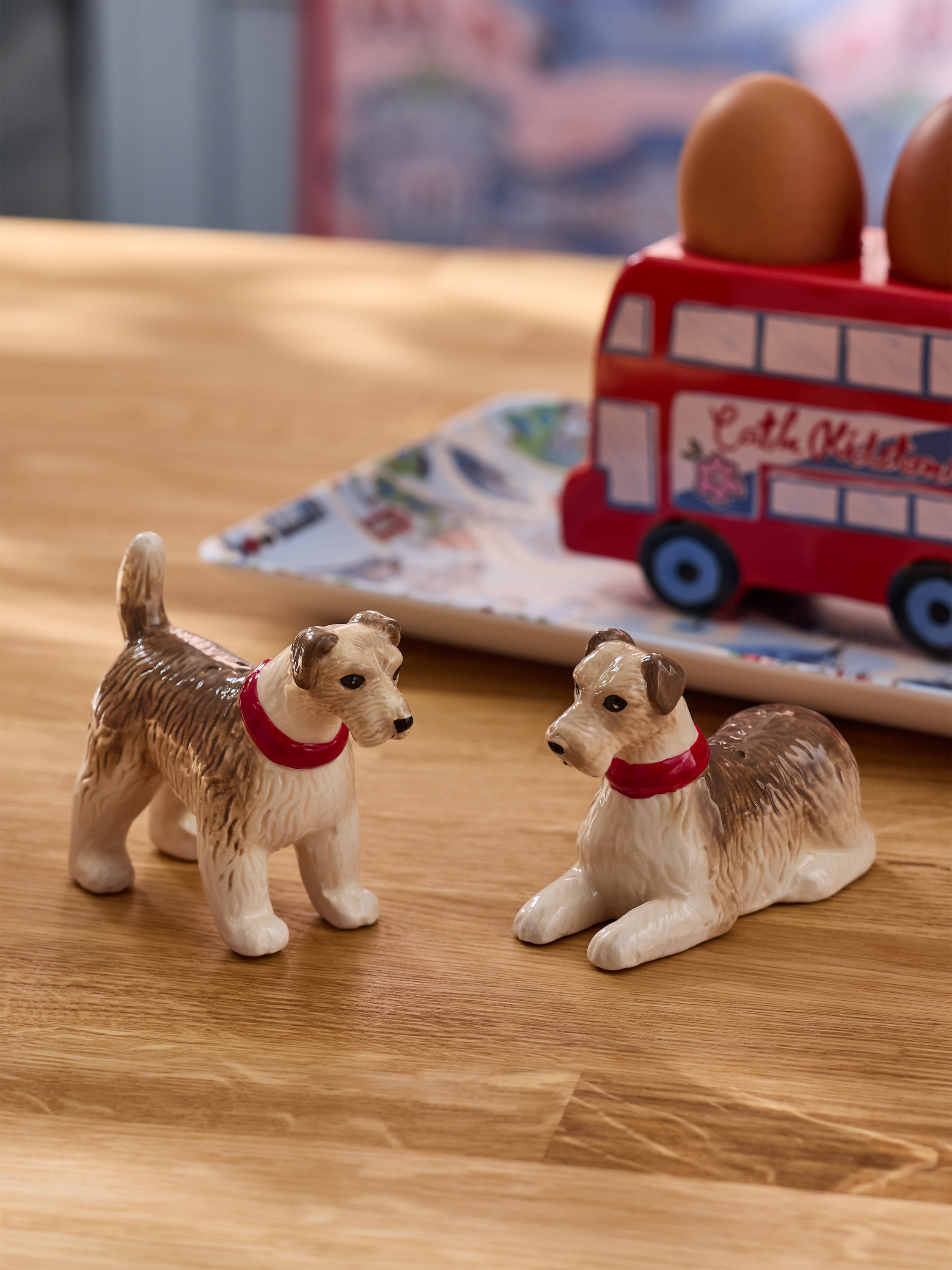 London Town 狗狗造型鹽巴及胡椒罐組