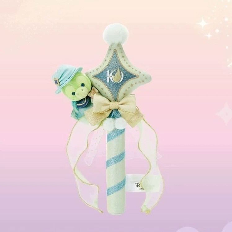 10歲生日慶典 奧樂米拉 海龜 OluMel 絨毛造型 搖搖棒 -上海迪士尼樂園