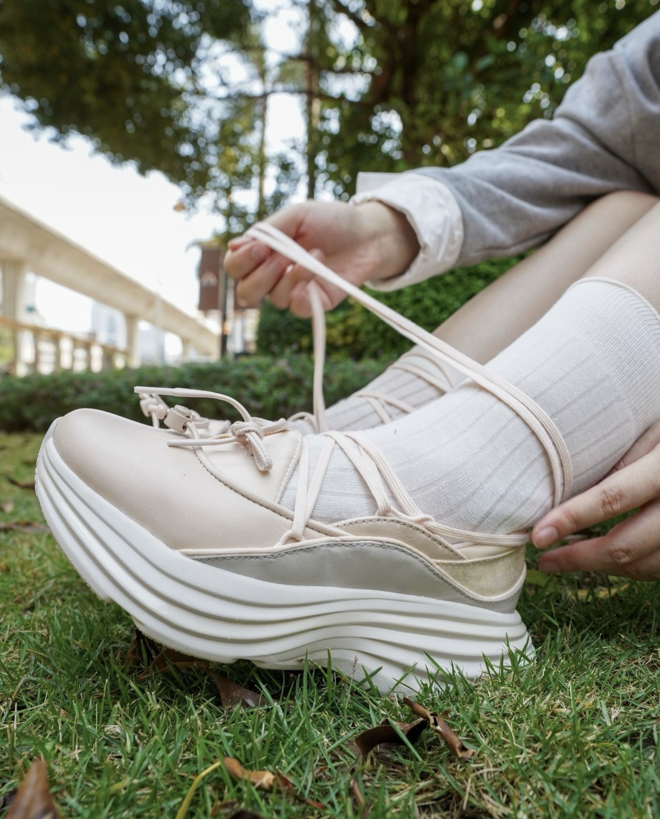 現貨| HOKA BONDI MARY JANE BEECH WOOD / STUCCO 1171546-BTCC