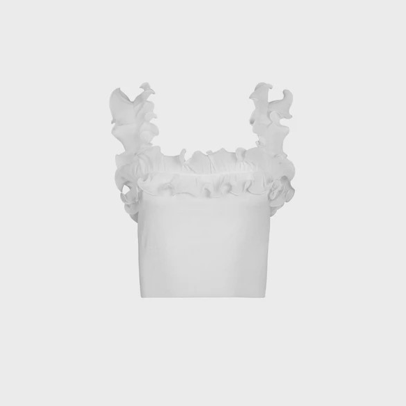 1AF0323-042 [ANNE FONTAINE] Amande Top White #P23F30201 (EU)